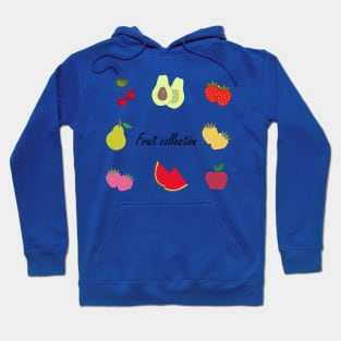 Various fruits. Hoodie